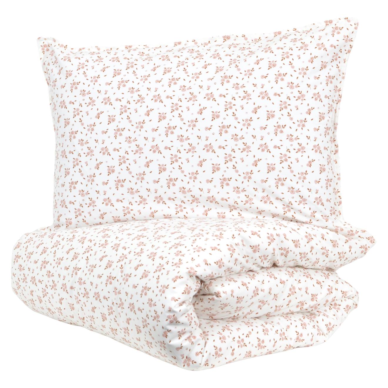Little Crevette - Parure De Lit Percale Coton Bio Bois De Rose