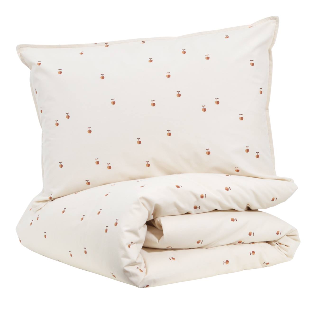 Parure De Lit Percale Coton Bio Sable