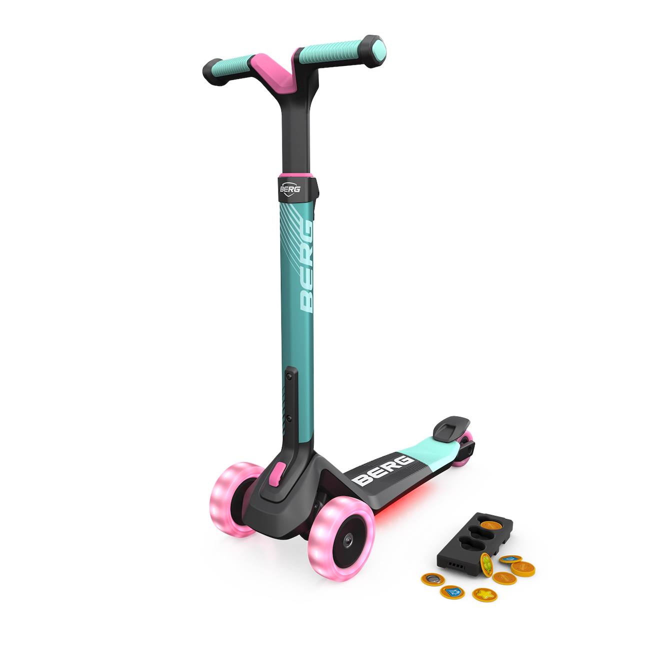 Trottinette Nexo Avec Roues Lumineuses Et Jeu Magnétique Multicolore