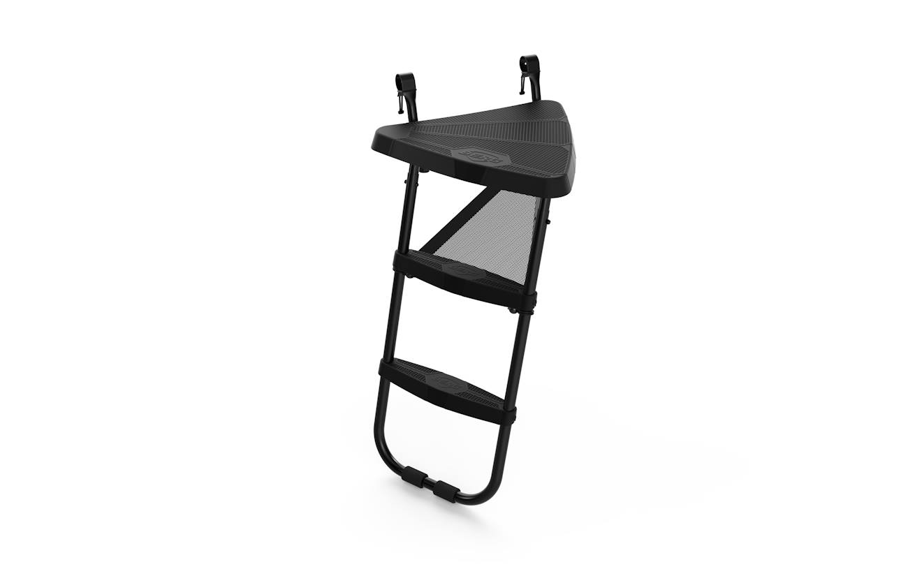 Echelle Plateforme + Echelle L Pour Trampoline Noir