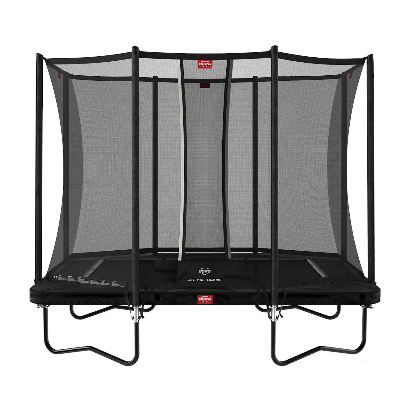Trampoline Rectangulaire Sur Pied Favorit Ultim 280 Cm + Filet De Sécurité Noir