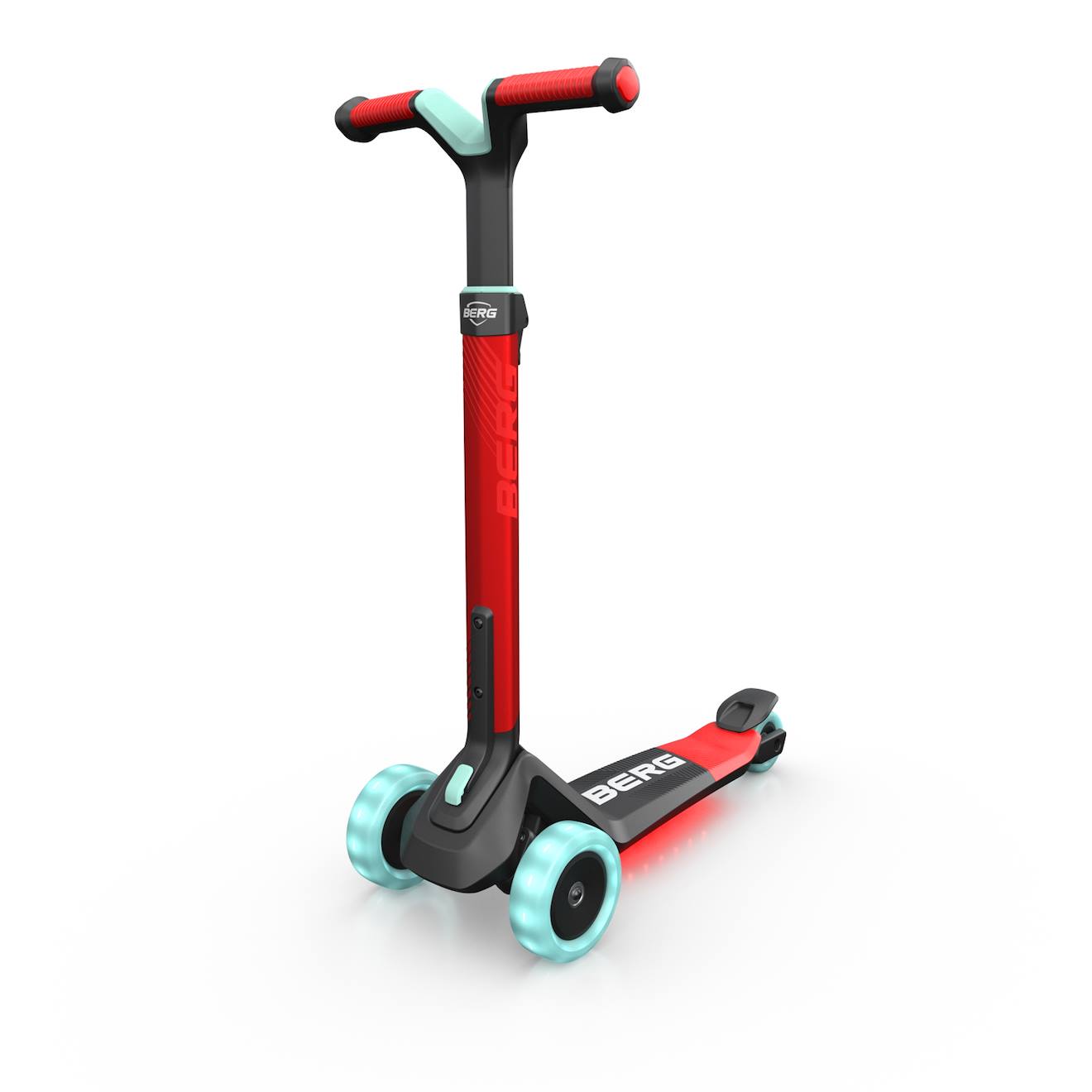 Trottinette Nexo Avec Roues Et Deck Lumineux Rouge