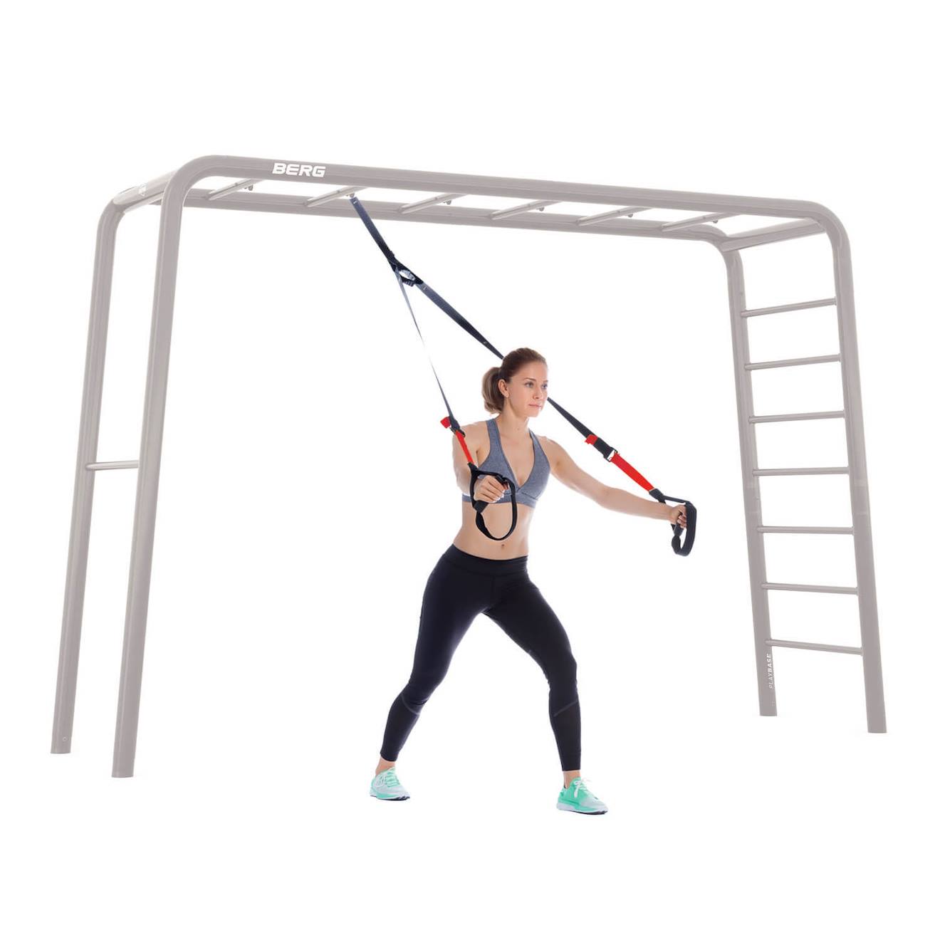 Sangle Fitness Pour Aire De Jeux Playbase Noir