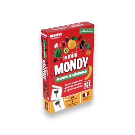 Observe Montessori - Mini-mondy - 90 Cartes Maison - Langage Fruits & Légumes