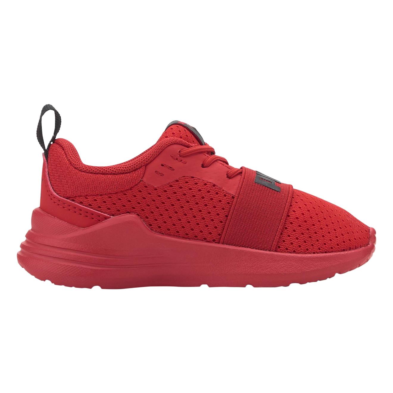 Puma - Baskets Basses À Lacets Rouge Noir