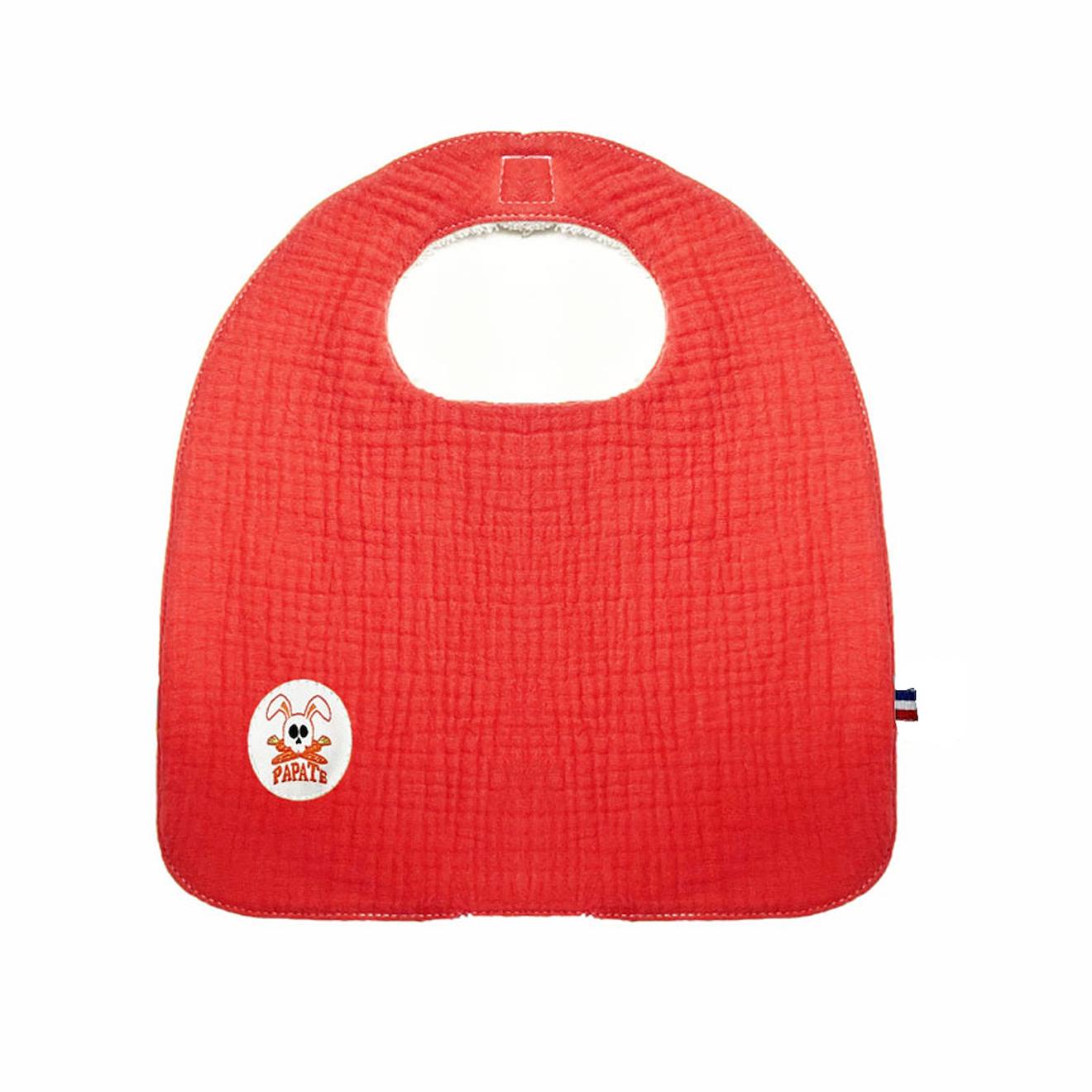Bavoir En Coton Bio Fraise