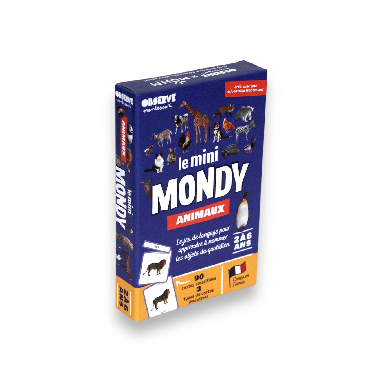 Mini-mondy - 90 Cartes Maison - Langage Animaux