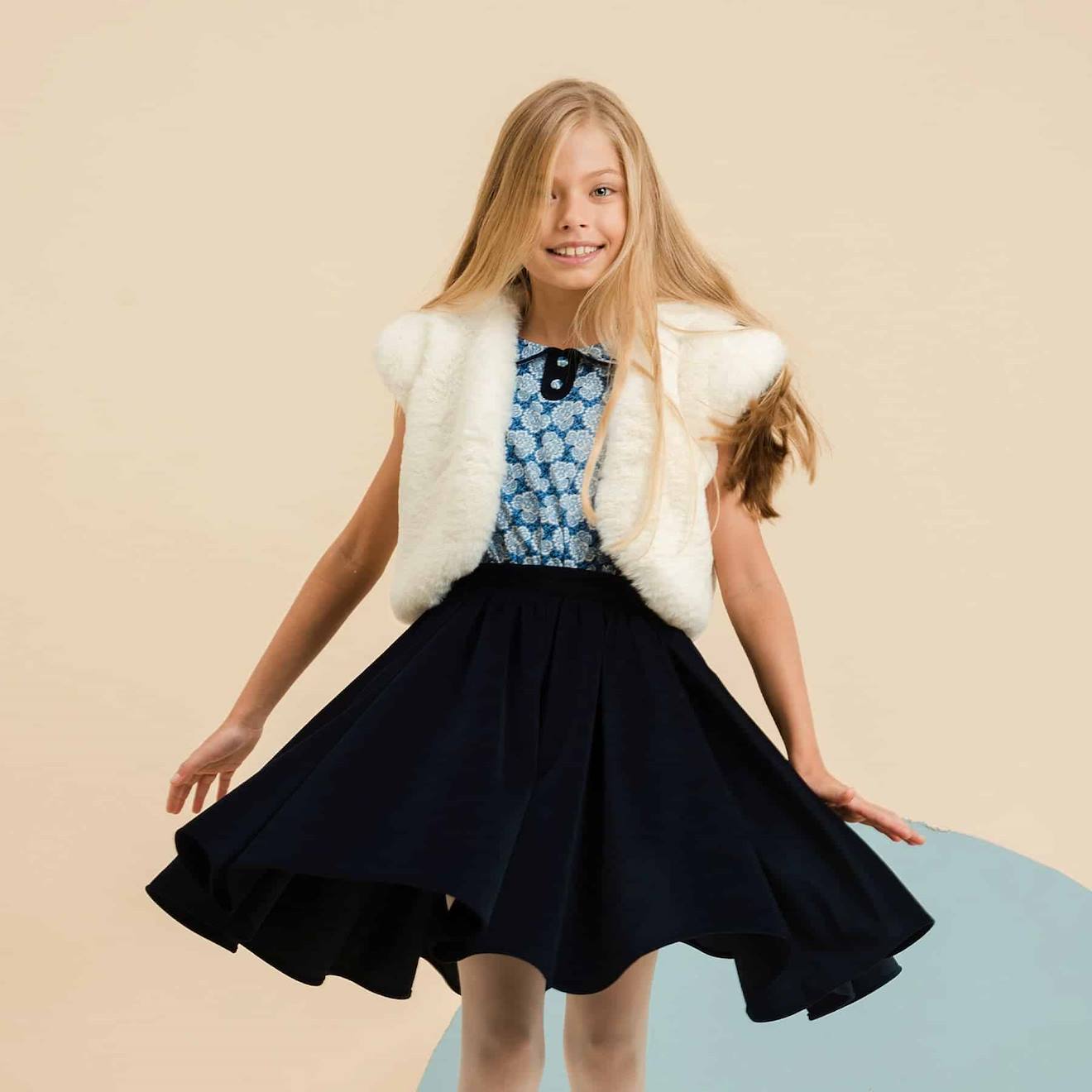 Manteau Fille En Fausse Fourrure - Blouson Chaud Hiver Manches Longues - Idéal Mariage, Cérémonie, Fêtes - Taille 12 Mois à 8 Ans - 7