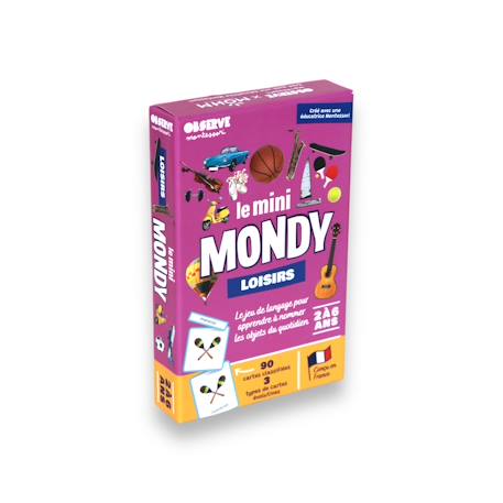 Observe Montessori - Mini-mondy - 90 Cartes Maison - Langage Loisirs