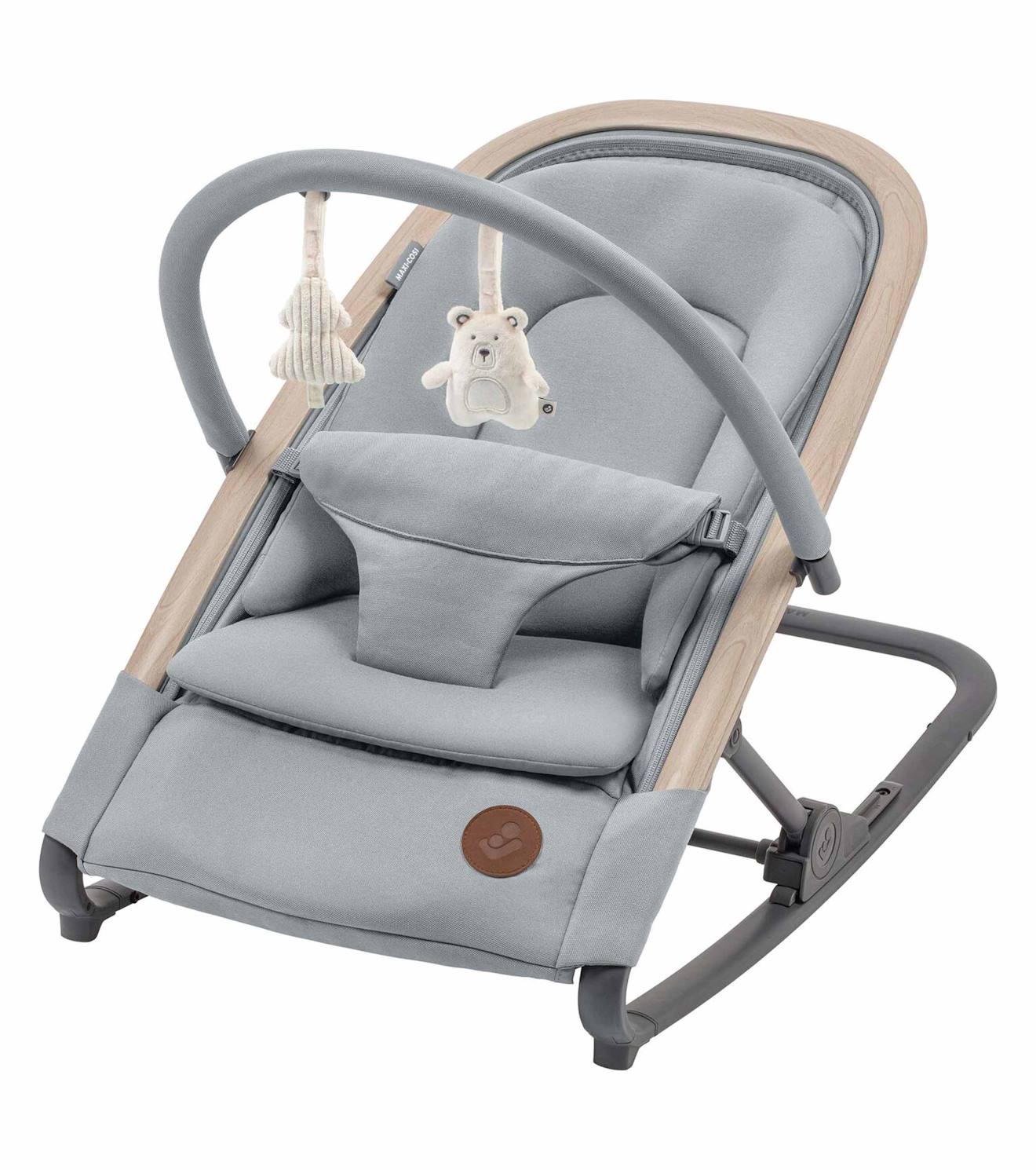 Transat Bébé Avec Fonction Balancelle Kori Eco Gris Beyond