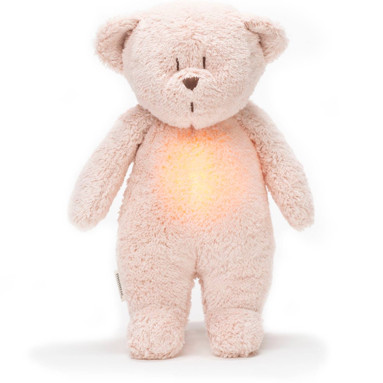 Moonie - Peluche Veilleuse Ours Rose
