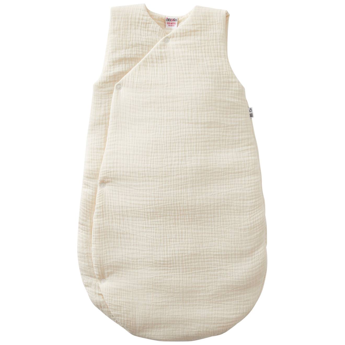 Gigoteuse Chaude Double Gaze Mousse De Lait Tog 3,3 (70 Cm) Crème (Bb&Co) - Couverture