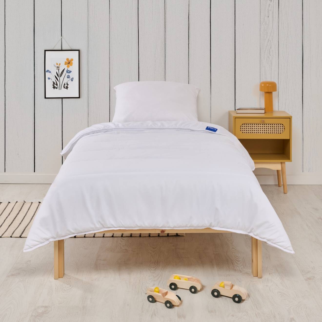 Bleu Calin - Couette Été Ultra-légère 150g/m2 Blanc