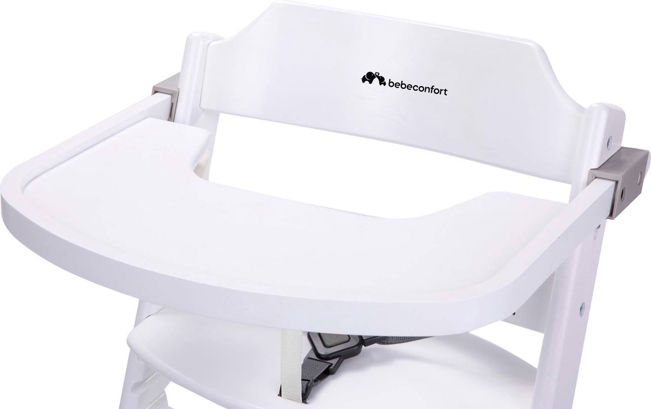 Chaise Haute Bébé En Bois Avec Tablette Timba White (Bébé Confort) - Image 2