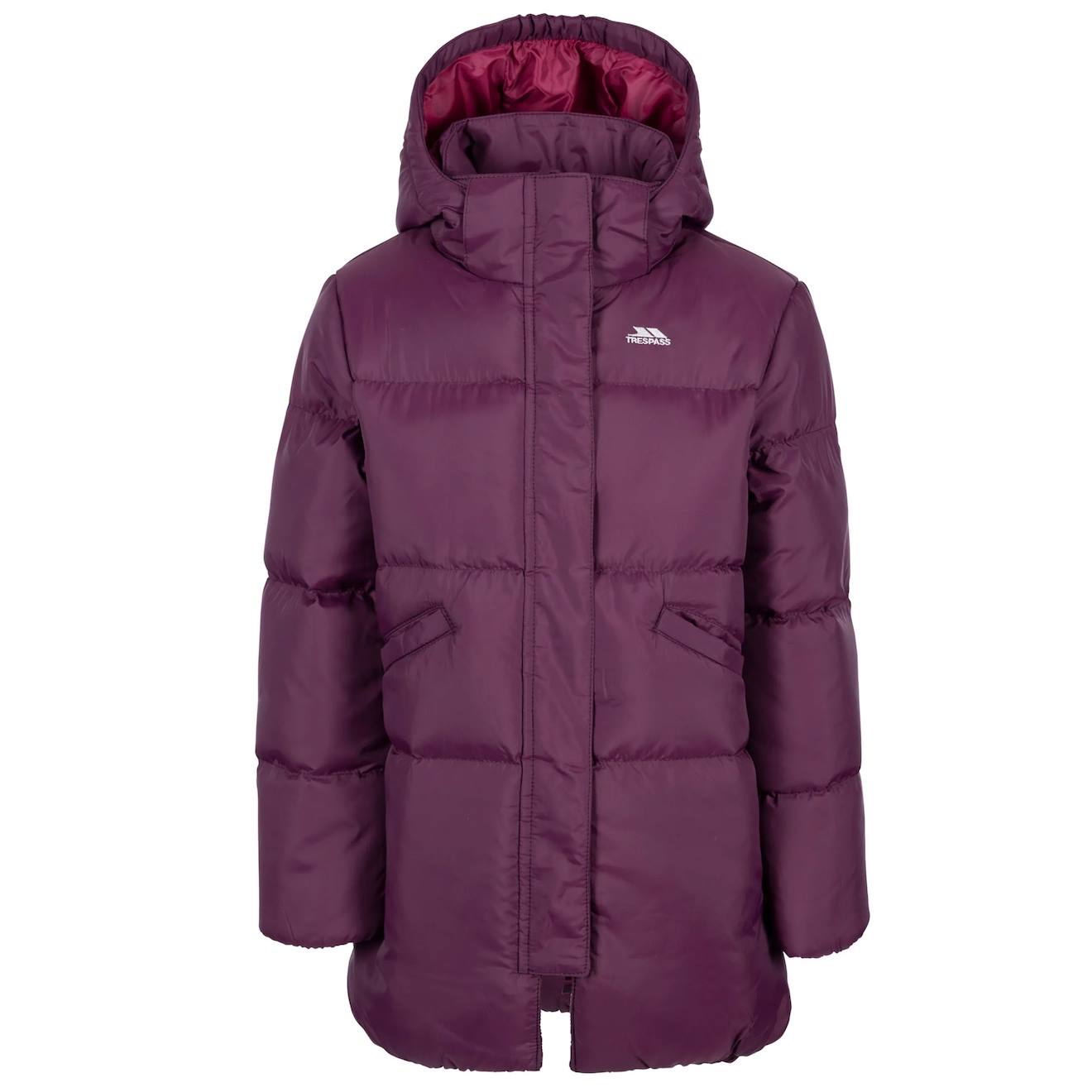 Veste Matelassée Synthétique Ailie Violet Foncé