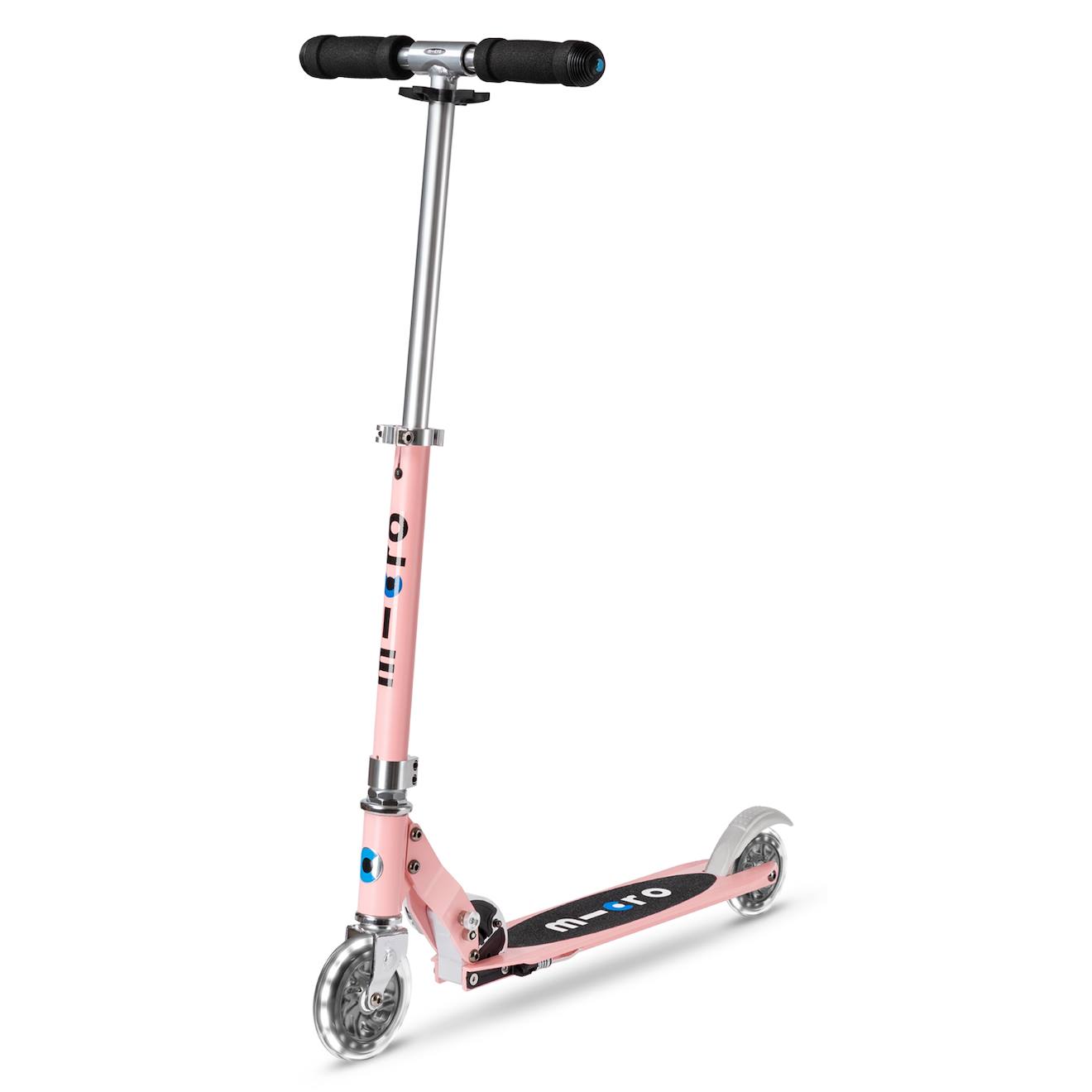 Trottinette Enfant Micro Sprite Pearl Led Rose