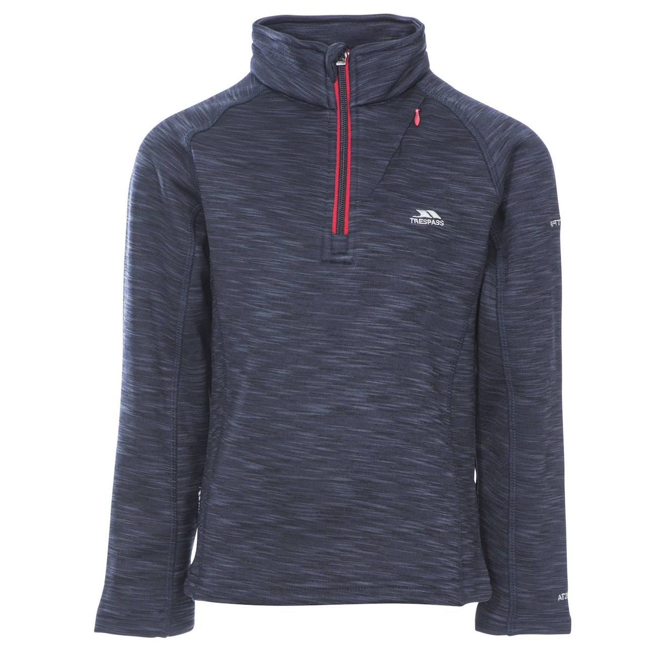 Polaire Polyester Edvin Bleu Marine Chiné