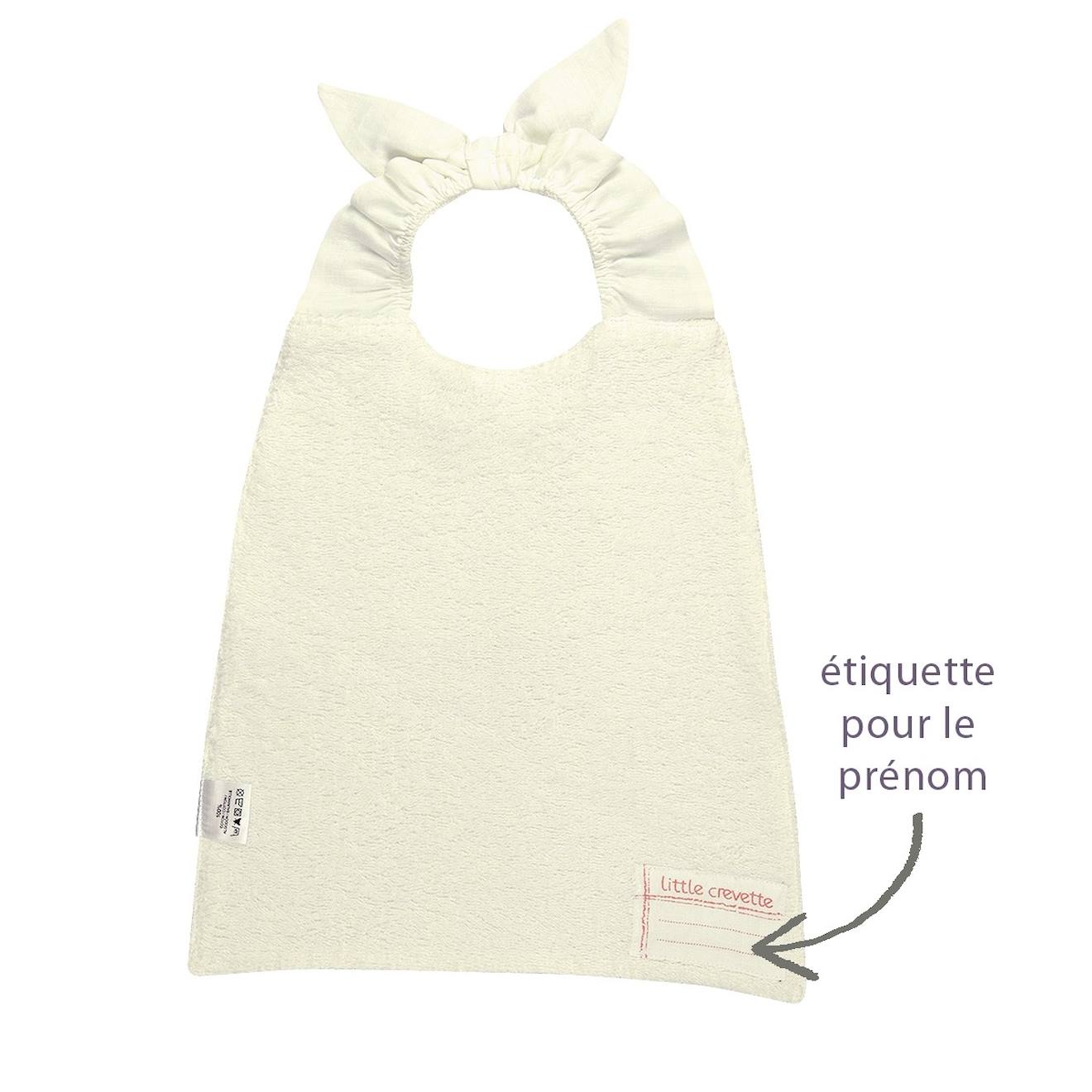 Bavoir Élastiqué Lin Môsieur Crevette (Little Crevette) - Image 1