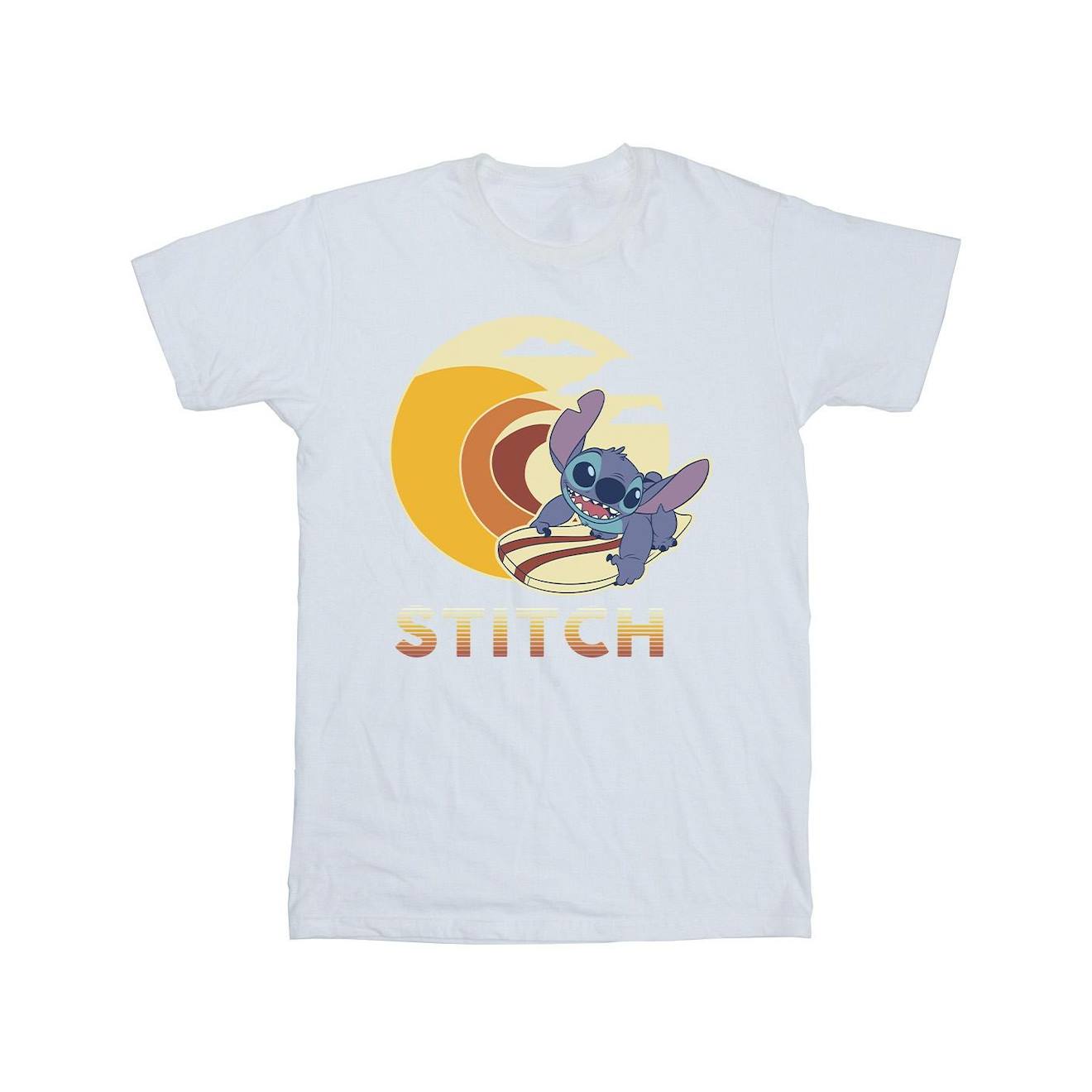 T-shirt Lilo & Stitch Coton Disney Blanc