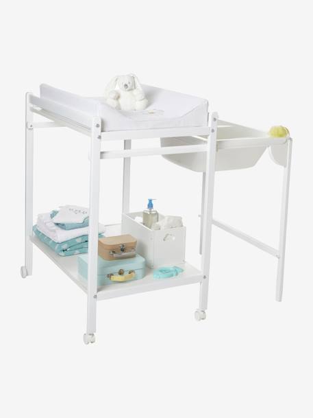 Vertbaudet - Table à langer avec baignoire intégrée MagicTub blanc