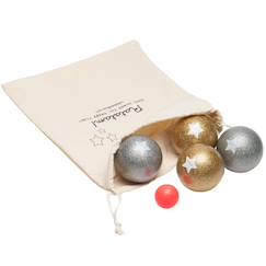 -Jeux de boules argent et or (4 pièces)