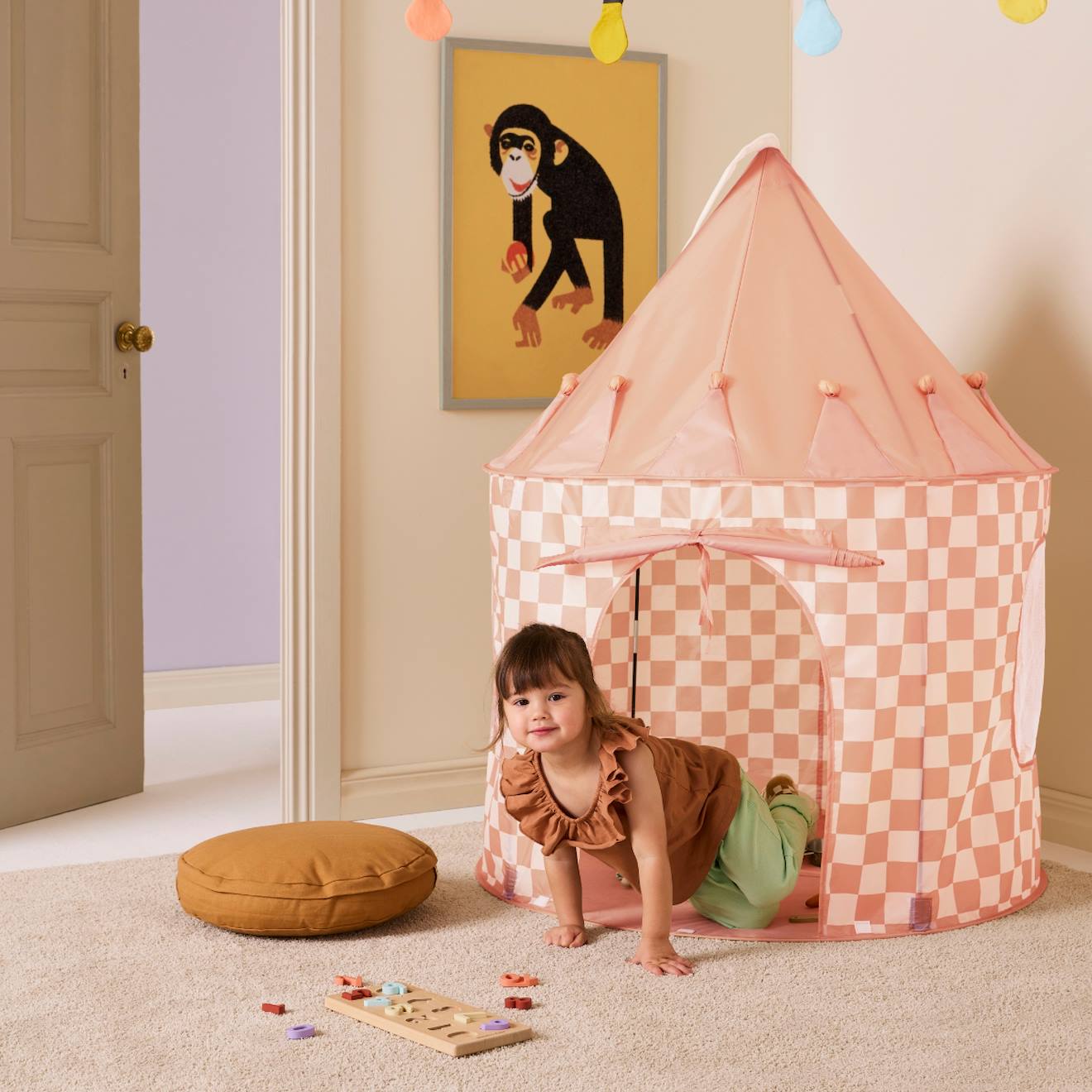 Tente De Jeu Pliante Disney – Pop-up En Polyester – Sac De Transport – Plage, Jardin Ou Intérieur