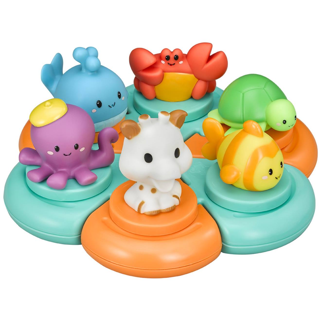 Puzzle De Bain Multicolore