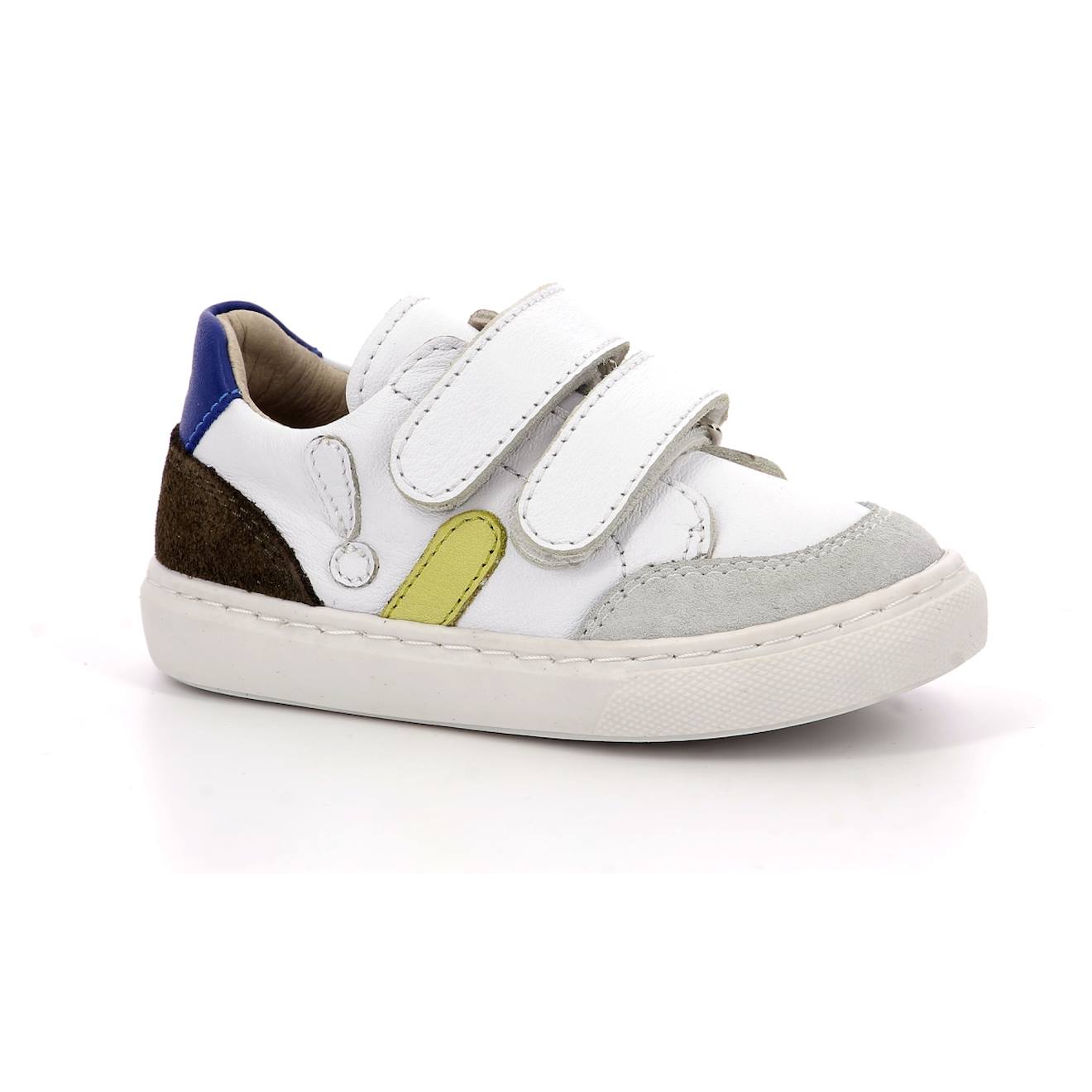 Sneakers Basses Sneakratch Blanc Bleu Vert
