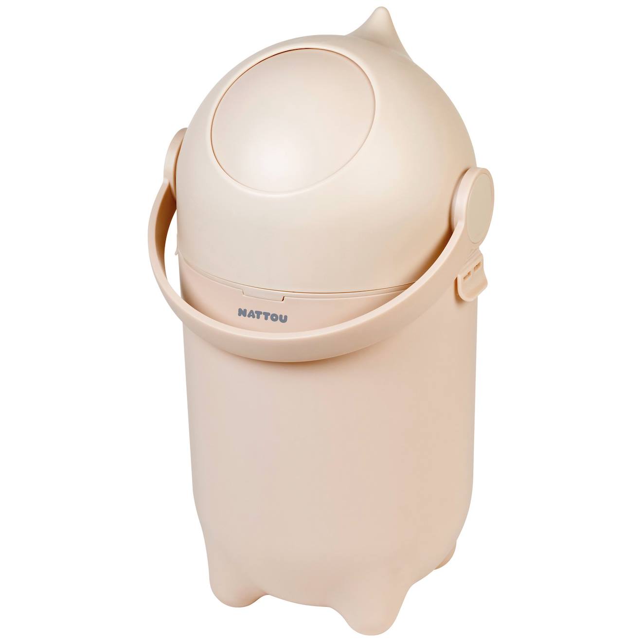 Poubelle à couche dropy beige