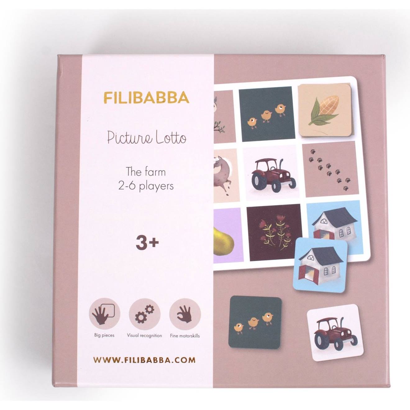 Jeu Loto Des Images A La Ferme Multicolore