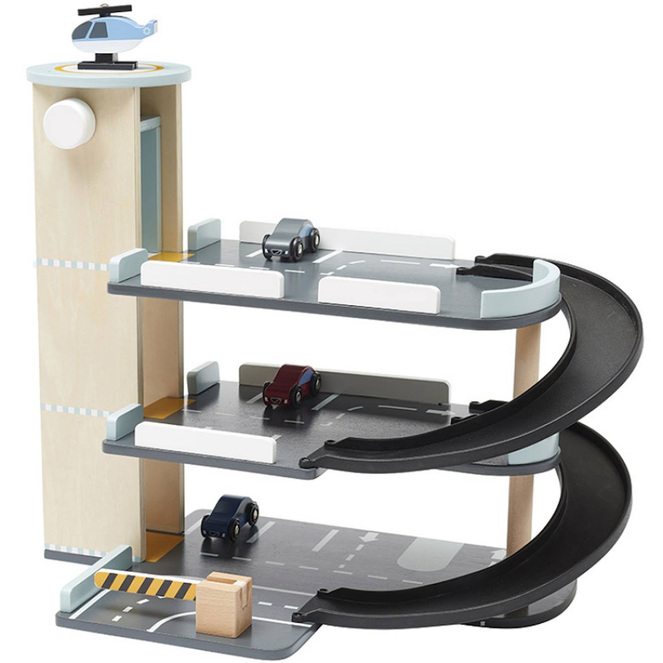 Garage En Bois Aiden Beige, Gris, Noir