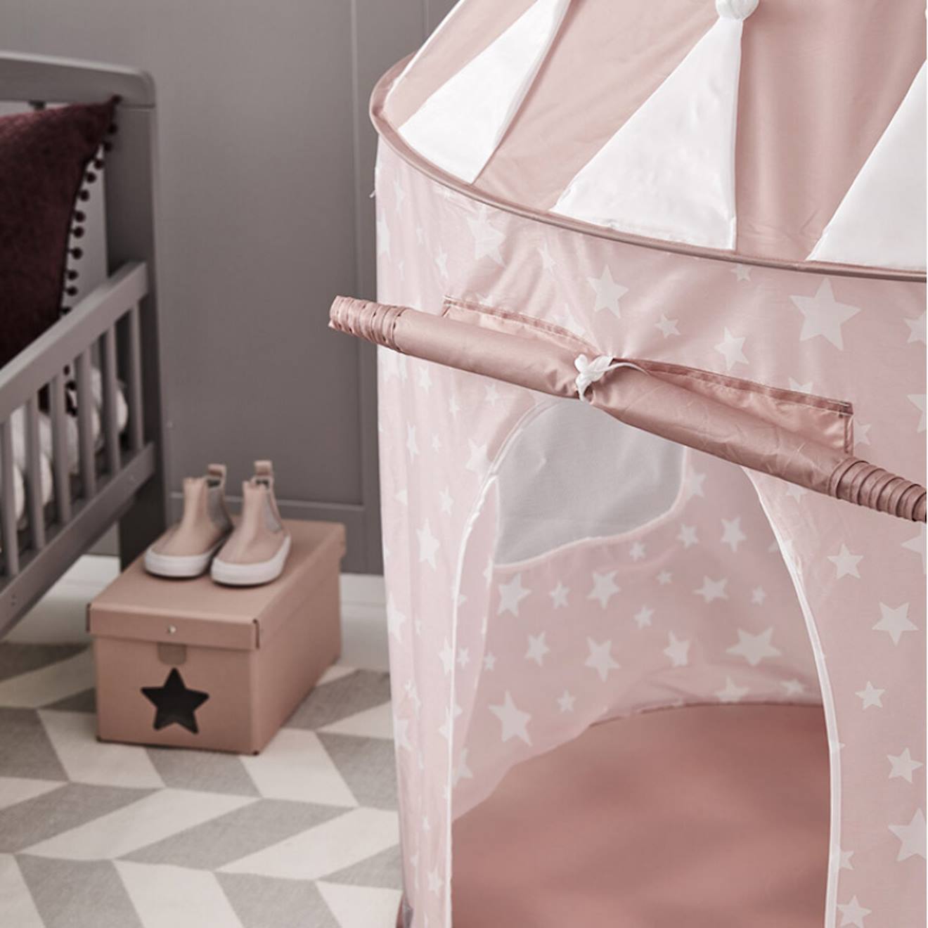 Tente De Jeu Rose, Blanc (Kids Concept) - Image 1