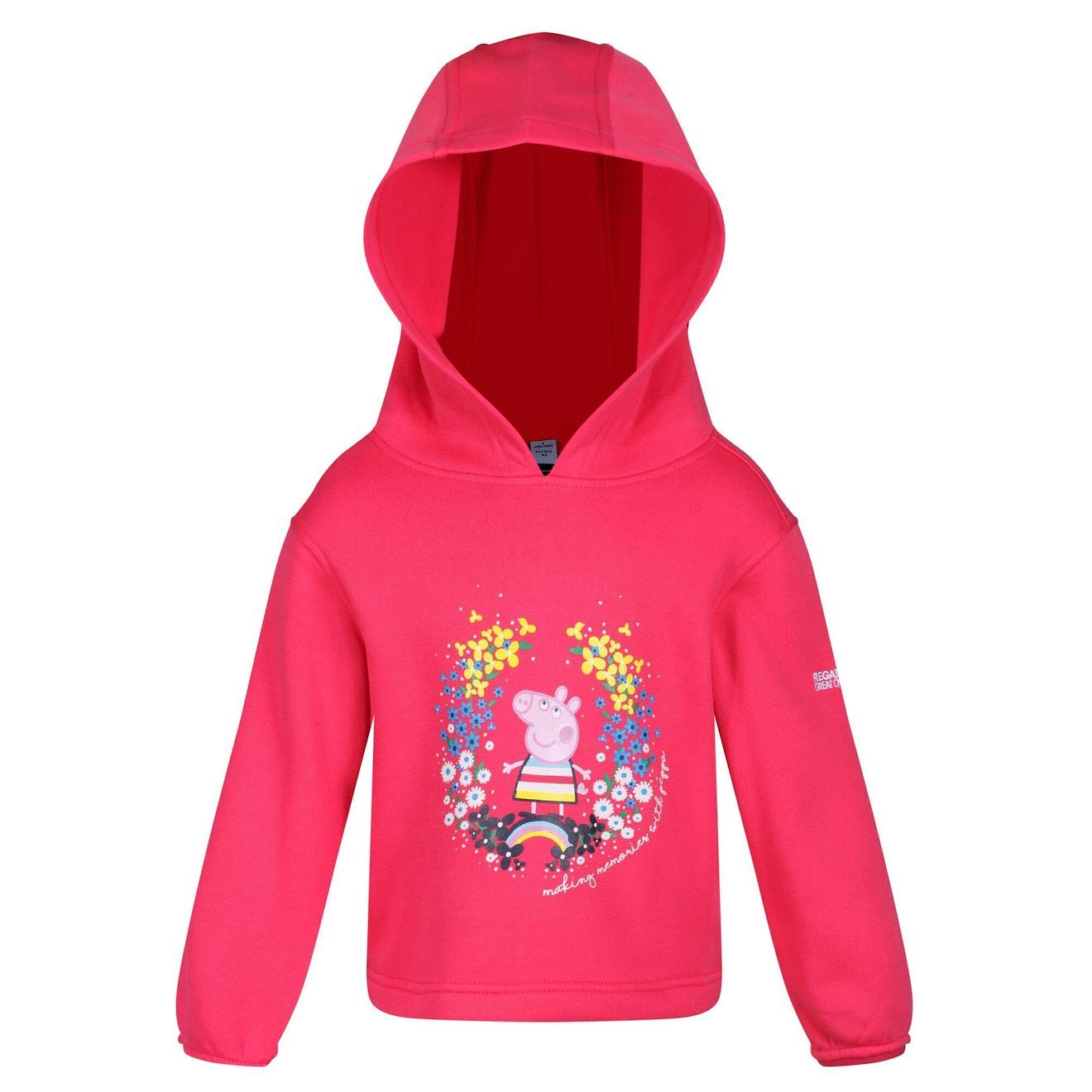 Sweat À Capuche Polyester Peppa Pig Rose
