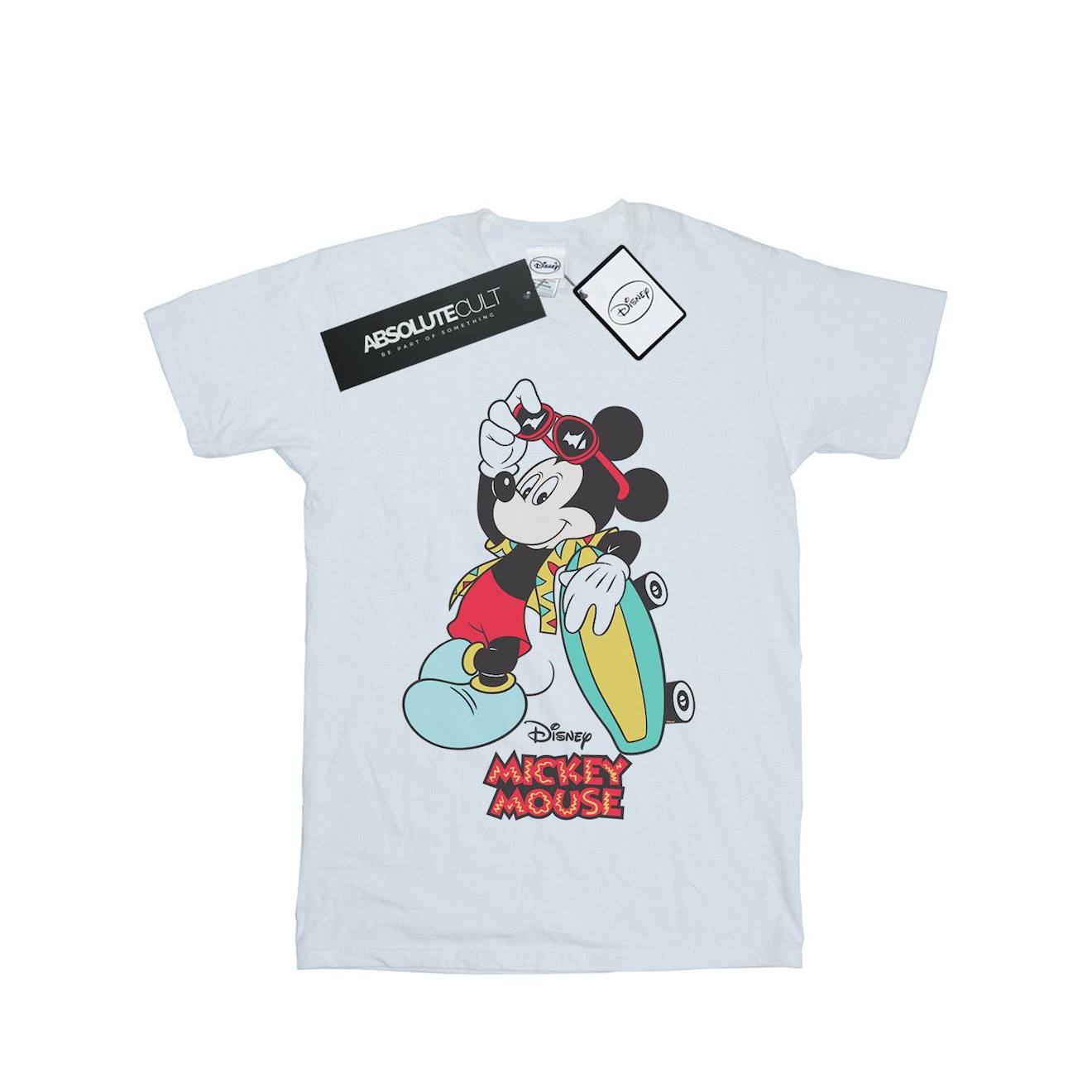 T-shirt Skate Dude Coton Disney Blanc