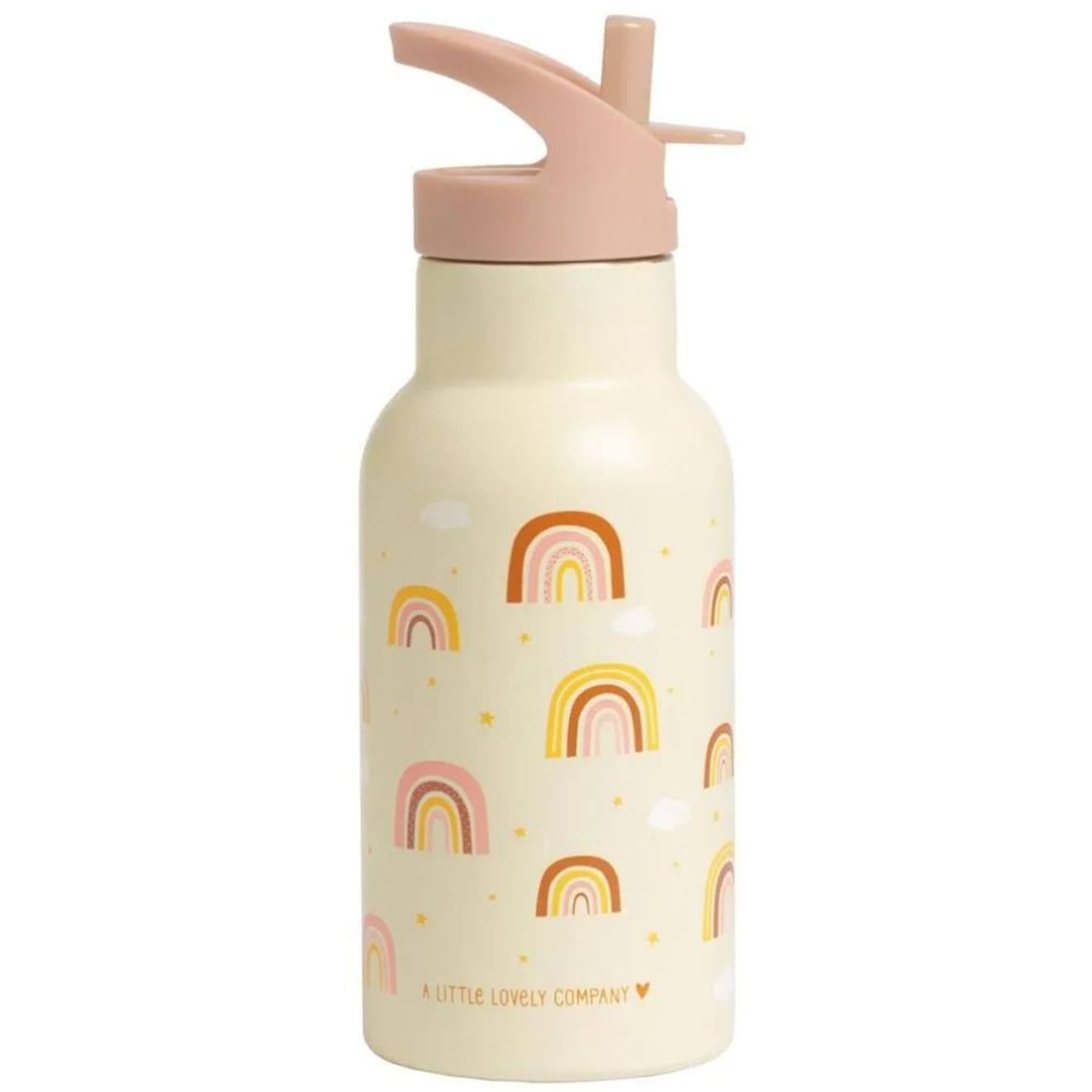 Gourde Isotherme Véhicules (350 Ml) Jaune, Orange, Rose (A Little Lovely Company) - Couverture