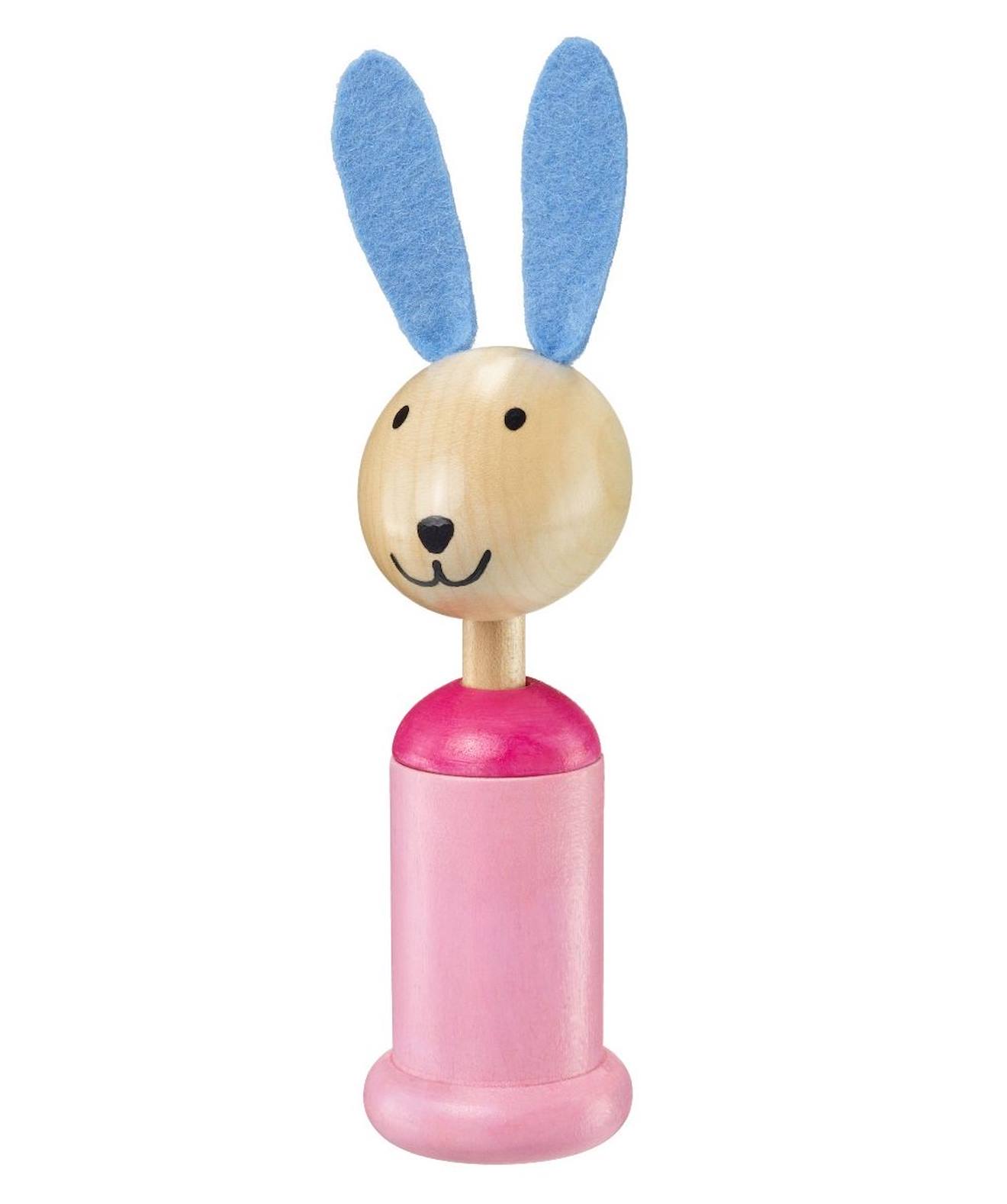 Hochet Anni Lapin Rose