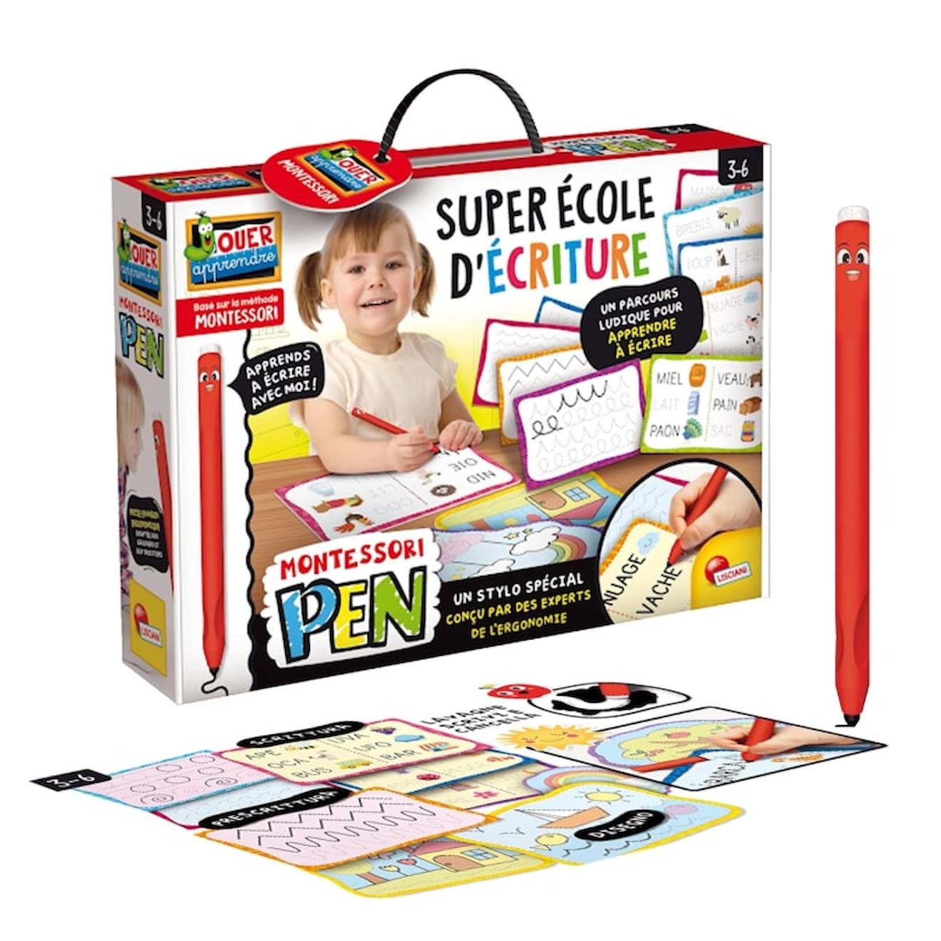 Montessori Pen Super Ecole D'ecriture Multicolore