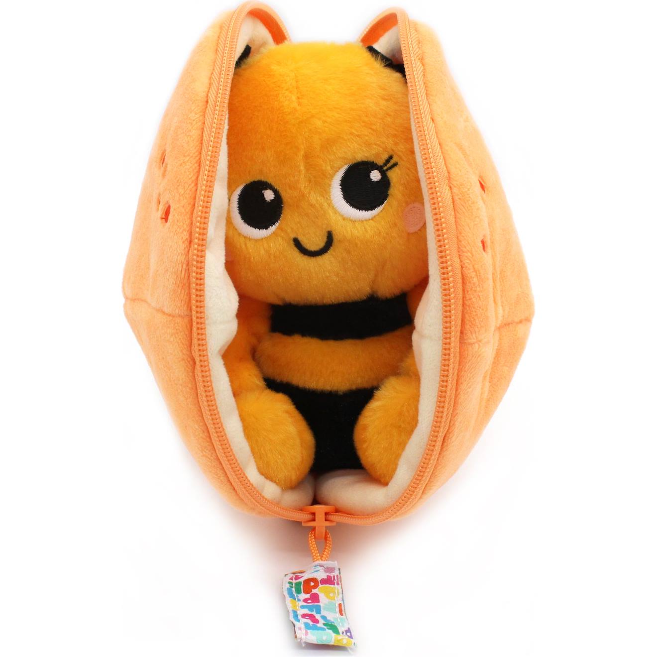 Peluche Les Flipetz Orange, Vert, Jaune