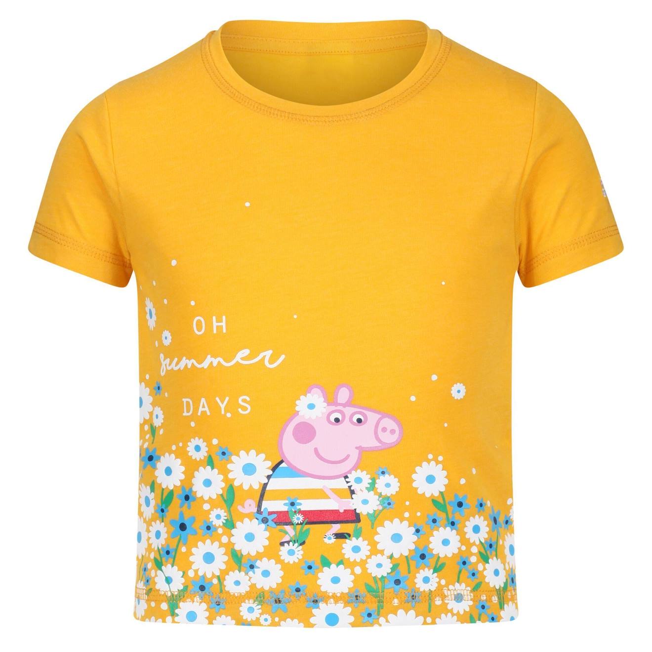 T-shirt Coton Peppa Pig Jaune