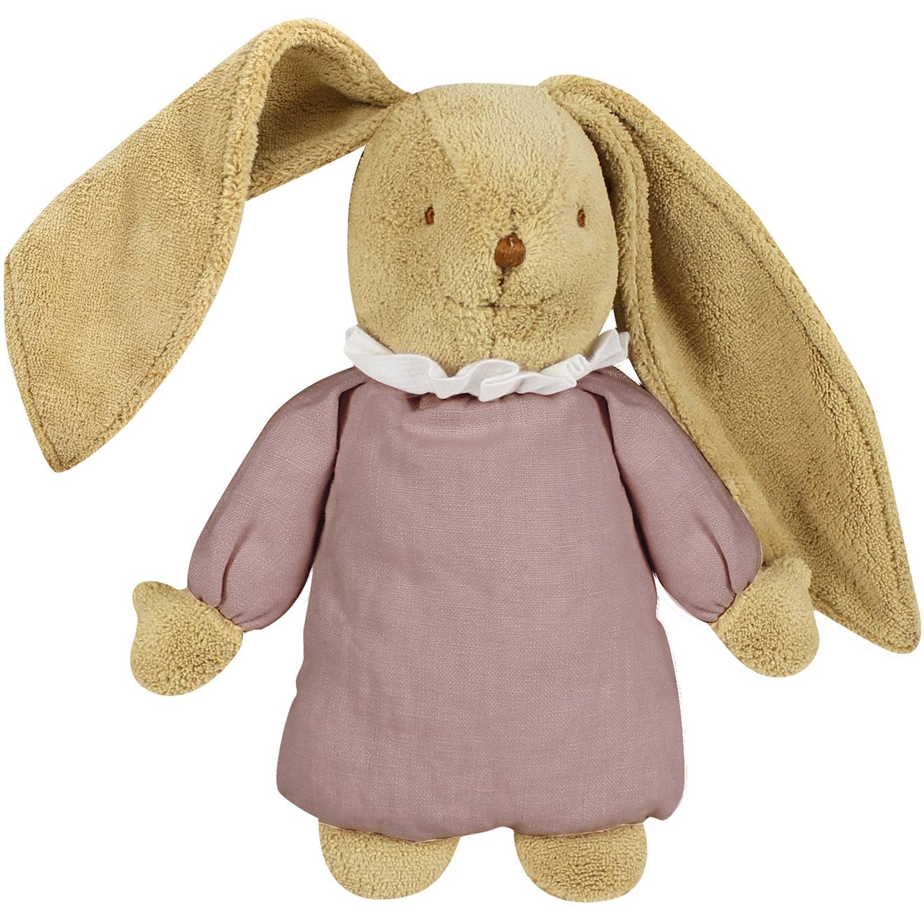 Peluche Musicale Lapin Nid D'ange Vieux Rose
