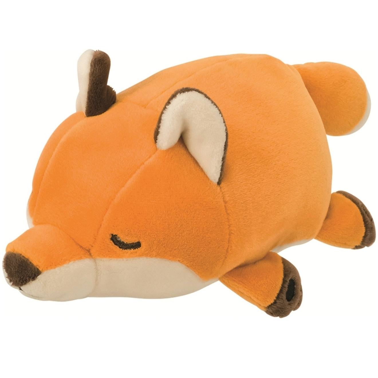 Porte-clé Peluche Nemu Nemu Konta Le Renard (11 Cm) Orange, Marron, Écru
