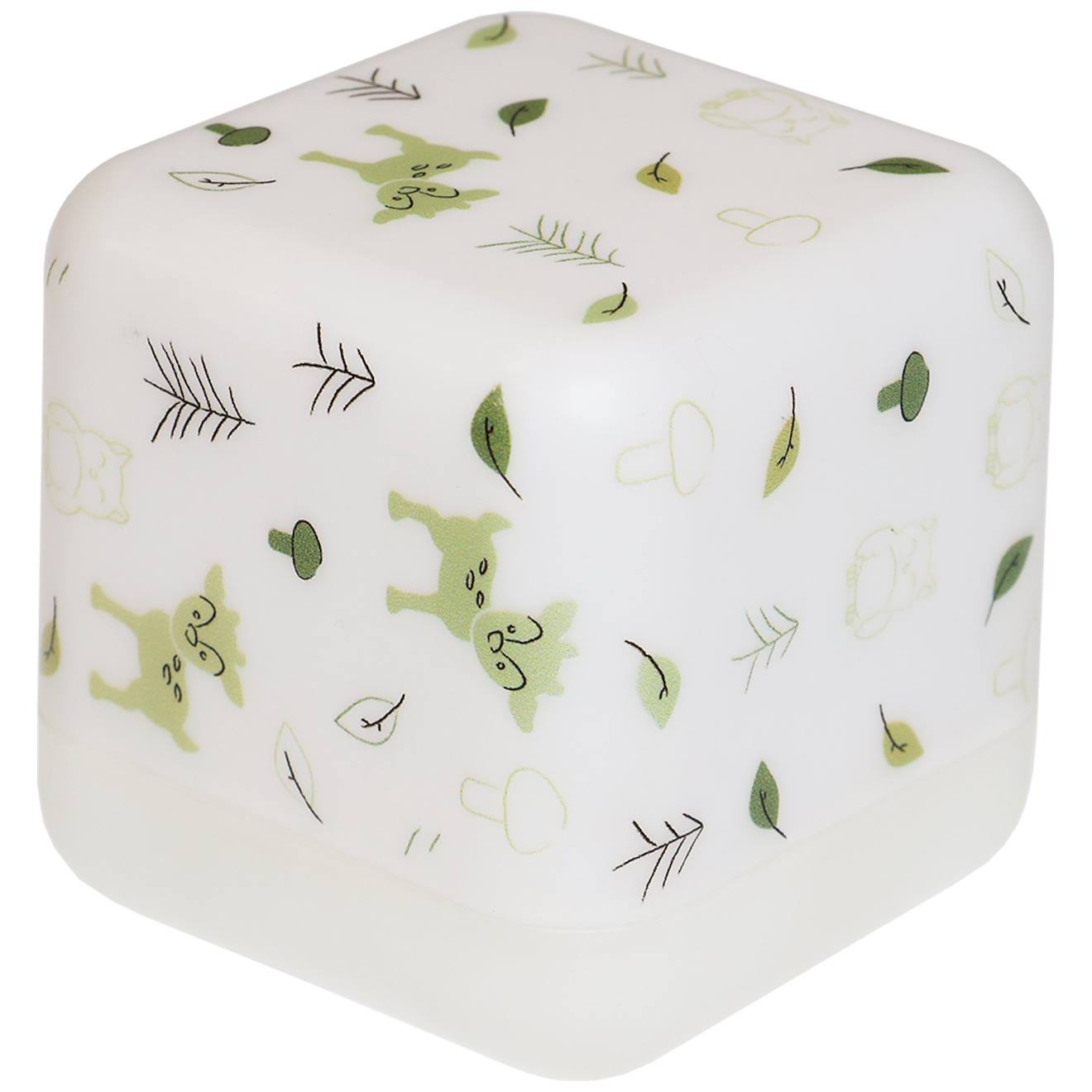 Veilleuse Nomade Cube B Blanc, Vert