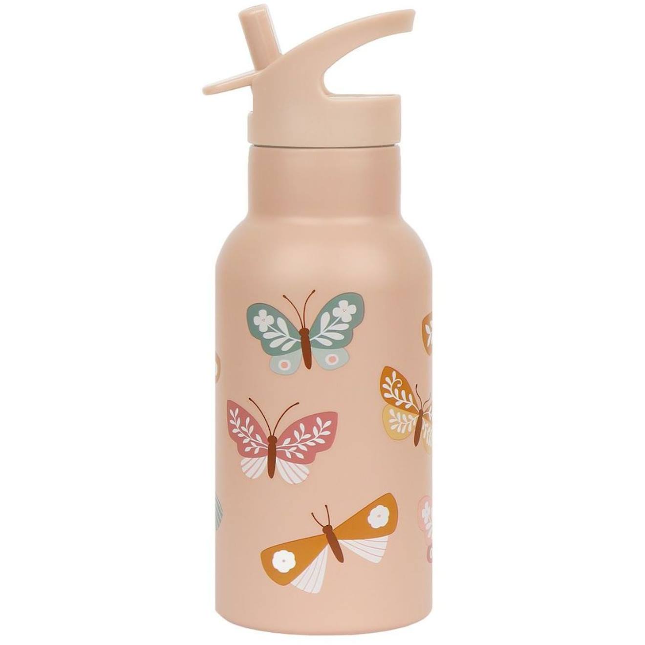 Gourde Isotherme Licorne Rose, Bleu, Orange