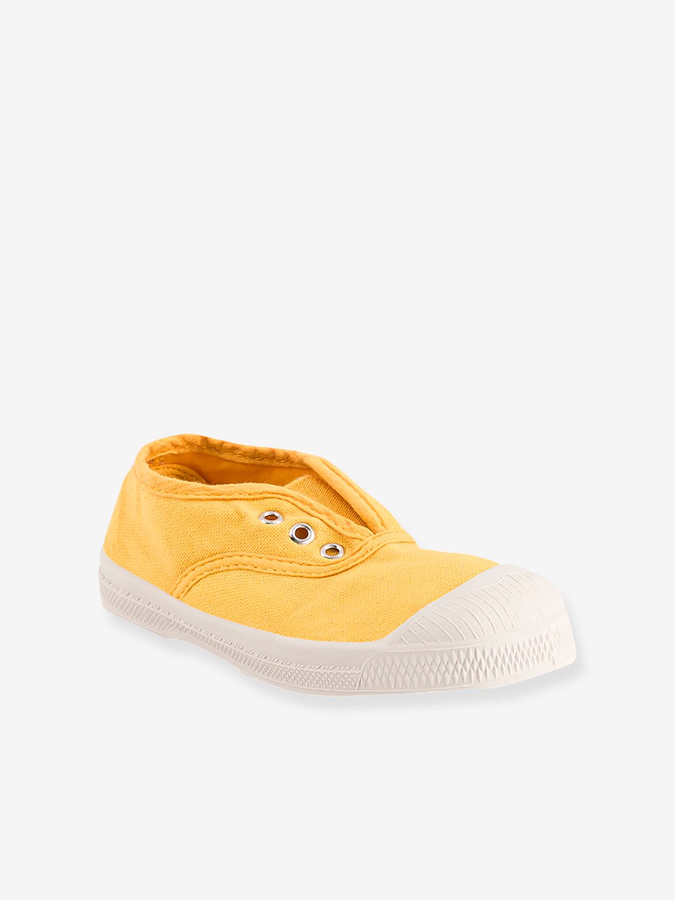 Tennis coton imprimé Liberty® enfant BENSIMON jaune