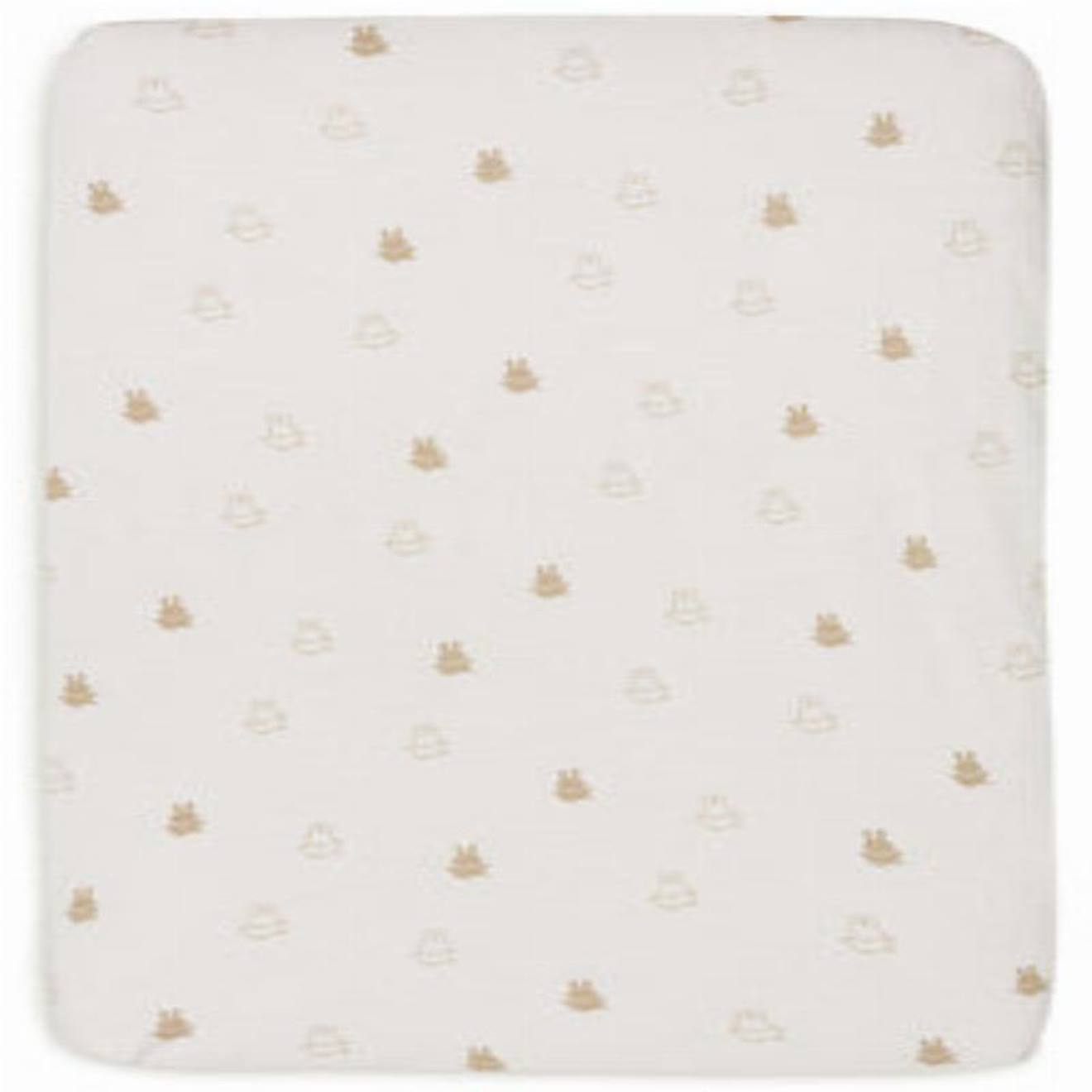 Drap Housse Jersey Happy Miffy En Coton Beige (Jollein) - Image 2
