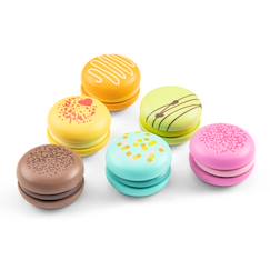 Jouet-Macarons 6 pièces