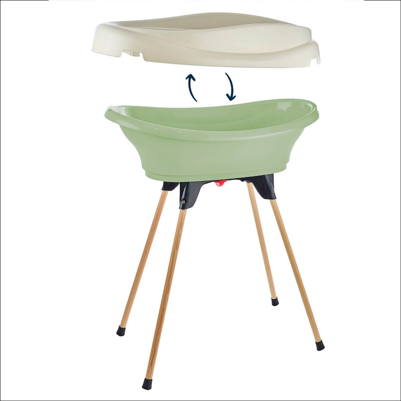 Pack Plan À Langer Et Baignoire Vasco Vert Céladon - image 3