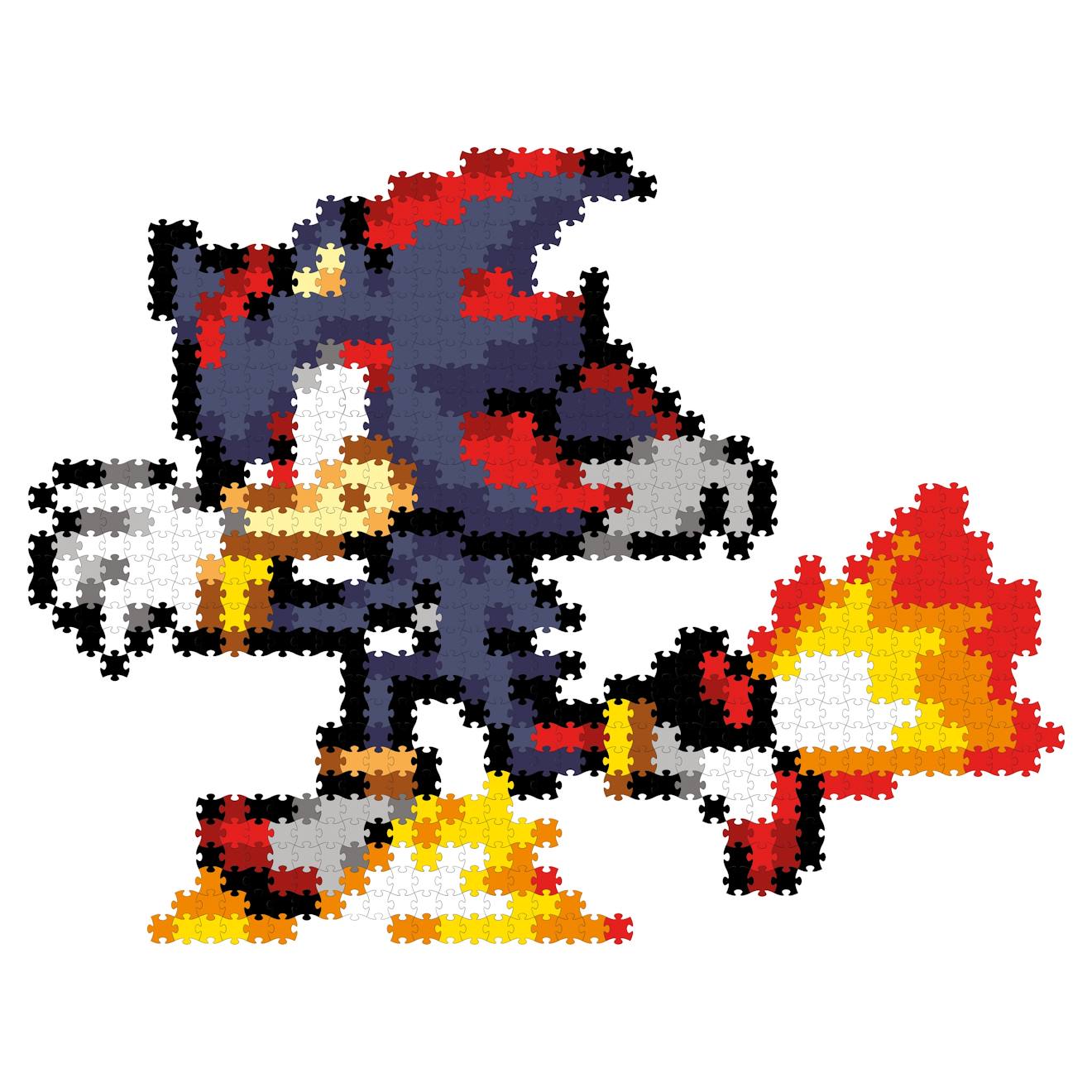 Jixelz Remix Shadow 700 Pièces - Alliez Puzzle Et Pixels ! Multicolore