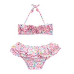 -Maillot de bain 2 pièces   fleuri liberty   swan