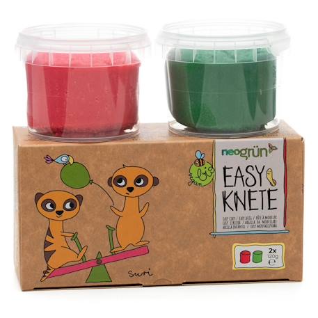 Neogrün - Set De Pâte À Modeler Rose Et Vert